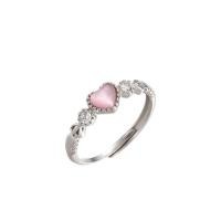 ราคา มิสเตอร์เร็ว: แหวนหัวใจหินโอปอลสีชมพู สำหรับผู้หญิง สไตล์ Egirl จิวเวลรี่ ความน่ารักสไตล์เกาหลีในที่เดียว! (23761293130)
