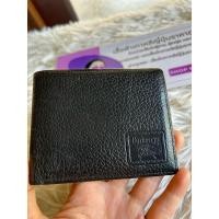 ราคา Burberrys กระเป๋าสตางค์หนังแท้สีดำ (24506708048)