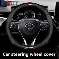 ราคา ปลอกหุ้มพวงมาลัยรถยนต์ คาร์บอนไฟเบอร์ สําหรับ Toyota TRD Prius Fortuner Corolla Cross CHR Camry Wish Vios Veloz Estima Sienta Yaris Ativ Altis Sienta bZ4X Hiace Hilux Revo (25260773233)