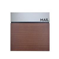 ราคา MamxShop-HATO ตู้จดหมาย SILVER ขนาด 37x10x37 ซม.สีน้ำตาล (23829761294)