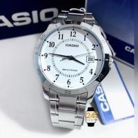 ราคา Casio Classic Silver นาฬิกาผู้ชายแท้ หน้าปัดสีขาว นาฬิกาของแท้ พร้อมประกัน (18924746138)