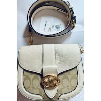 Coach C2806 Georgie Saddle Bag In Signature Canvas กระเป๋าสะพายข้าง
