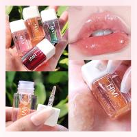 ราคา LAMUSELAND Lamouseland Lip Gloss Lightweight Glass Shine Long Lasting Stained Lip Tint Smooth Lip Make Up เครื ่ องสําอาง Cruelty-Free (24931920338)