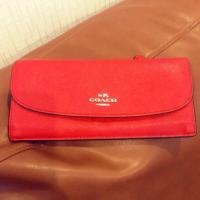 ราคา กระเป๋าสตางค์ใบยาว coach ของแท้มือสอง (4633411781)