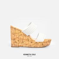 ราคา KENNETH COLE รองเท้าส้นตึกผู้หญิง รุ่น CAILYN สีขาว ( WED - KL23CAI08-251 ) (23919465498)