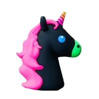 ราคา พาวเวอร์แบงค์ ม้ายูนิคอร์น ม้าโพนี่ Power bank 8,800 mAh (สีดำ) (22249307520)