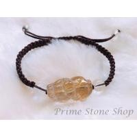 ราคา สร้อยคอมือหินแท้ ไหมทอง รูปปี่เซี๊ยะ #02-2019 (2673071489)