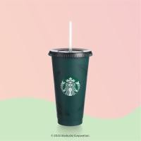 ราคา [แท้]แก้ว Starbucks reused สีเขียวใบไม้ (21794578593)