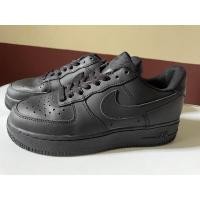 ราคา รองเท้ามือสอง ของแท้ สินค้าดี ราคาดี รองเท้าไนกี้แอร์ฟอร์ซสีดำ รองเท้าไซส์เล็ก (18805949484)