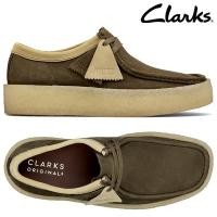 ราคา รองเท้าผ้าใบลําลอง รุ่น Clarks Originals Wallabee Cup สีเขียวเข้ม สําหรับผู้ชาย (23488688234)