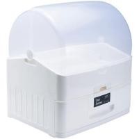 ราคา ที่คว่ำจาน ชั้นคว่ำจาน พลาสติก 2 ชั้นมีฝาครอบ API 6880/1 สีขาว หยิบใช้งานสะดวก (9509312669)