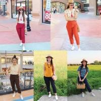 ราคา กางเกงผ้าฝ้าย ทรงเดฟ 5 ส่วน ใส่สบาย (2850973028)