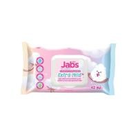 ราคา Jabs Clenie Care Extra Mild Wipes แจ๊บส์ คลีนนี่ แคร์ เอ็กซ์ตร้ามายด์ ผ้าเช็ดทำความสะอาดผิวสูตรน้ำเกลือ 42 แผ่น (22259743518)