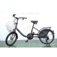 ราคา จักรยานแม่บ้านญี่ปุ่น - ล้อ 20 นิ้ว - มีเกียร์ - Bridgestone Bikke 2 - สีเทา [จักรยานมือสอง] (27352456082)