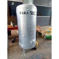 ราคา ถังแรงดัน เหล็กกาวาไนซ์ Pressure Tank Galvanize ขนาด 500 ลิตร ท่อน้ำทิ้ง 1 นิ้ว (18015600830)