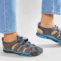 ราคา แท้ 100% รองเท้า Keen CNX มือสองสภาพนางฟ้า ขนาด US 6 , EU 36 , 23 CM women ไซส์ผู้หญิง สีเทาฟ้า GARGOYLE/NORSE BLUE (18423540272)