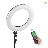 ราคา Viltrox VL-600T ไฟวงแหวน LED 3300K-5600K สองสี พร้อมรีโมตคอนโทรล ปรับความสว่างได้ Power 45W CRI 95+ สําหรับสตูดิโอถ่ายภาพกลางแจ้ง ไลฟ์สด (20589722745)