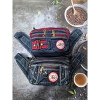 ราคา คาดเอวใบใหญ่แบบผ้ายีน กระเป๋าสะพายคาดลำตัวอเนกประสงค์ (4175084412)