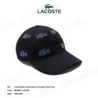 ราคา Lacoste หมวก รุ่น Lacoste Men’s Embroidered Crocodile Cotton Cap Code: RK9401 10 KFS (21782832245)