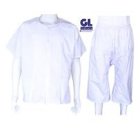 ราคา ชุดขาวปฏิบัติธรรม ชุดถือศีล เสื้อกุยเฮง กางเกงขาก๊วย 5 ส่วน เอวยางยืด สีขาว (1465298277)