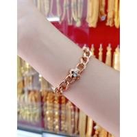 ราคา #เลสข้อมือนาคแต่งดอกไม้ฝังเพชร (4189792545)