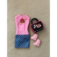 ราคา BARBIEชุดเซ็ท+รองเท้า+กระเป๋าค่ะ (25308463528)