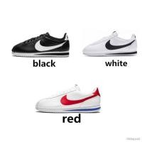 ราคา Nike สีฟ้าและสีสีขาว - แดงหนัง CORTEZ LEATHER Forrest Gump (24576916726)