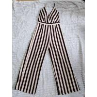 ราคา จั้มสูทสายเดี่ยวขายาวลายทาง (20190154842)