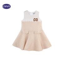 ราคา ENFANT (อองฟองต์) ชุดกระโปรง สำหรับเด็ก 3-6 เดือน ลายสก็อต สีน้ำตาล (28358737929)