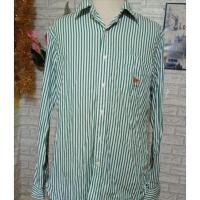 ราคา เสื้อเชิ้ตลายทางเขียวขาวมือสองนำเข้าสำหรับผู้ชายแบรนด์ Ralph Lauren ไซด์ M (13135397293)