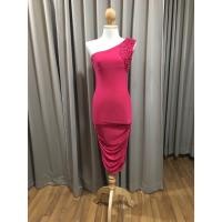 ราคา ชุดราตรีสั้น รหัสBDR สีชมพู บานเย็น (มือสอง) (26200669976)