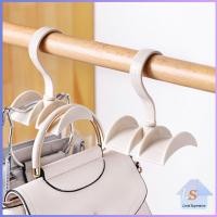 ราคา แขวนเนคไท ที่แขวนของอเนกประสงค์ ที่แขวนกระเป๋า แขวนเข็มขัด หมุนได้ 360 องศา Bag Hanger (15732559025)