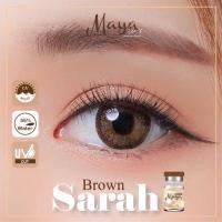 ราคา Maya lens คอนแทคเลนส์ รุ่น sarah brown / gray ลายชัดสวย (15299626575)