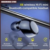 ราคา ชุดหูฟังสเตอริโอบลูทูธไร้สาย ขนาดเล็ก พร้อมไมโครโฟน สําหรับ iPhone Xiaomi (25001432936)