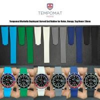 ราคา สายนาฬิกาแบบยางรุ่น Tempomat FKM Deployant for Rolex, Omega, Tag Carrera 20mm (22862940345)