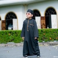 ราคา ชุดปากีเด็กผู้ชายมุสลิม อิสลาม สีดำ by14 (19915168998)