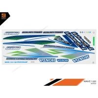 ราคา สติ๊กเกอร์ honda wave125i ฮอนด้า เวฟ 125i ปี 2003 รุ่น 1 สีนํ้าเงิน (เคลือบเงา) (5735564319)