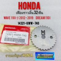 ราคา เฟืองราวลิ้นแท้ เวฟ 110i เฟืองโซ่ราวลิ้นแท้ honda wave110i ปี 2012-2019 แท้ใหม่ (10533016001)