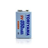 ราคา ถ่านชาร์จ 9V 350mAh NiHM Toriyama Rechargeable 9V batttery ชาร์จซ้ำได้ถึง 1500 ครั้ง ออกใบกำกับภาษีได้ ของแท้ 100๔ (21223479263)
