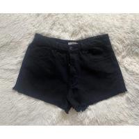 ราคา กางเกงยีนส์ขาสั้น สีดำเข้ม Forever21 แท้ สภาพดี size US 26 (3851275876)