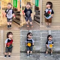ราคา ชุดเซ็ทเด็กวินเทจ เสื้อเด็กวินเทจ เสื้อยืดสกรีน เสื้อและกางเกงเด็กวินเทจ (19525895205)