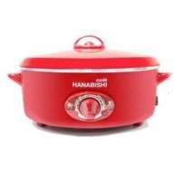 ราคา HANABISHI กระทะไฟฟ้า 12 นิ้ว รุ่น HEP-190 ความจุ 2.5 ลิตร ฝาแดงแบบทึบ ไม่เคลือบ กำลังไฟ 1000W (4495382754)