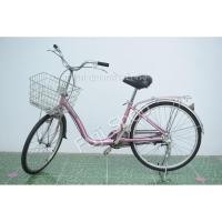 ราคา จักรยานแม่บ้านญี่ปุ่น - ล้อ 22 / 24 นิ้ว - ไม่มีเกียร์ - อลูมิเนียม - Bridgestone - สีชมพู [จักรยานมือสอง] (23972594408)