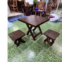 ราคา โต๊ะพับไม้สักโต๊ะสนามพร้อมเก้าอี้ (910665861)