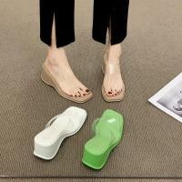 ราคา ใหม่ รองเท้าส้นสูง แบบใส เซ็กซี่ แฟชั่น สําหรับเพื่อนเจ้าสาว งานแต่งงาน 2022 36 37 38 39 40 41 (29506538524)