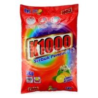 ราคา ผงซักฟอกk1000กลิ่นเลม่อนขนาด5กิโล (20715568816)