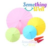 ราคา ร่มกระดาษสีสัน ร่มไม้DIY ร่มกระดาษจีน ขนาด20CM,30CM,40,60CM 84CM ร่มญี่ปุ่น ร่มจีน Paper umbrella (24371574281)