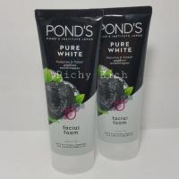 ราคา แท้|ส่งไวPOND'S โฟมล้างหน้า ดีท๊อกซ์รูขุนขน Pure White Facial Foam 100g เพียวไวท์ โฟม พอนด์ส ริชชี่ริชบิวตี้ (7007656758)