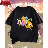 ราคา 【พร้อมส่ง】เสื้อ เสื้อยืดผู้หญิง พิมพ์ลายแพนเค้ก adventure time jake and finn Bacon แฟชั่น t shirt ผ้าคอตตอน S-5XL NO.1 (28204954058)