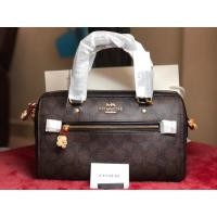 ราคา พร้อมส่ง แท้ % กระเป๋า COACH F83607 ROWAN SATCHEL IN SIGNATURE CANVAS ทรงหมอนรุ่นใหม่ขนาด10นิ้ว (21778267752)